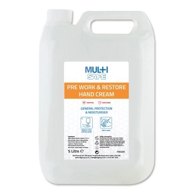 Multisafe Pre-Work & Restore Hand Cream - 5L Refill
