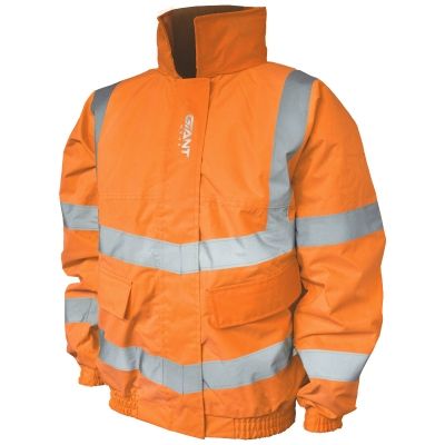 GIANT Hi Vis Bomber Jacket - Orange