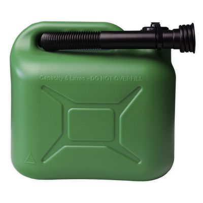 5L Plastic Fuel Can - Green