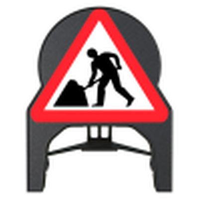 Men At Work Q-Sign 600mm