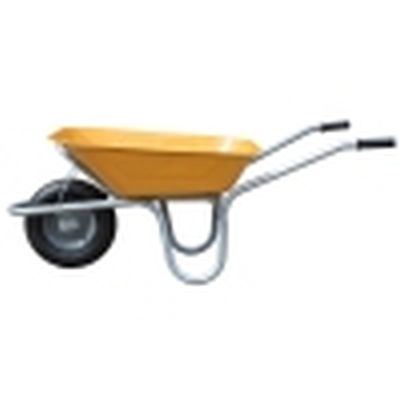 Yellow Ultra D Frame 90L Wheelbarrow