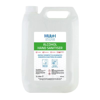 Multisafe Alcohol Hand Sanitiser - 5L Refill