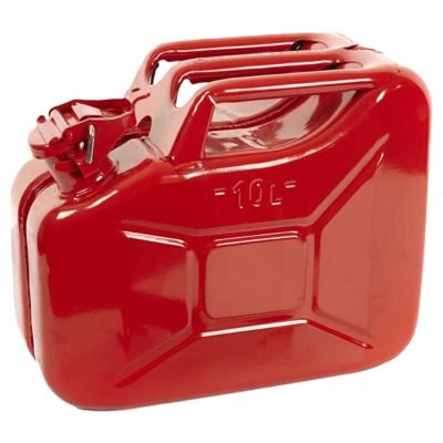 10L Steel Jerry Can - Red