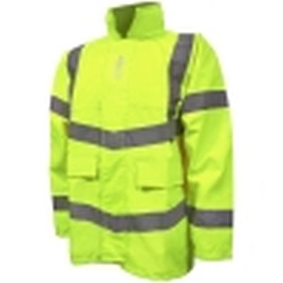 GIANT Hi Vis Waterproof Unlined Jacket - Yellow