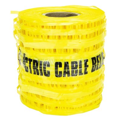Electric Cable Detectable Mesh Underground Warning Tape 200mm x 100m