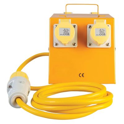 16A to 4x 16A 110V Metal Splitter Box