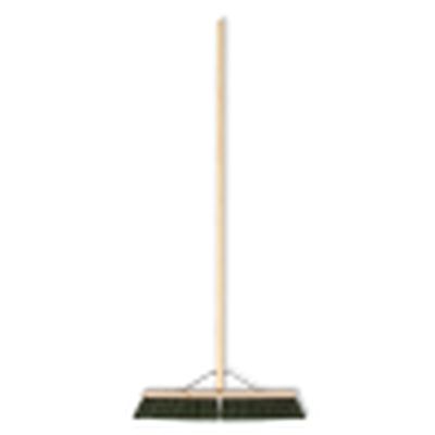 Stiff PVC Broom 18"
