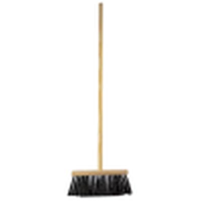 Stiff PVC Broom 13"