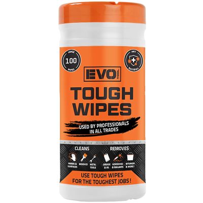 EVO TOOL Anti-Bacterial Tough Wipes