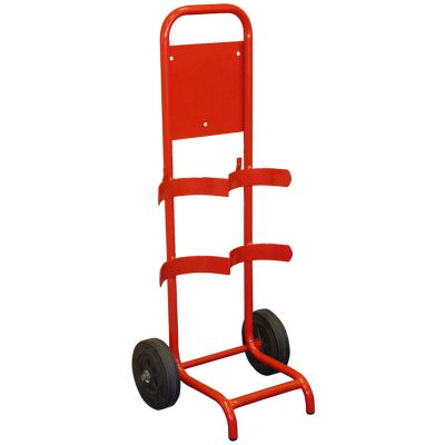 Double Fire Extinguisher Trolley