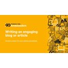 Writing an Engaging Blog or Article CPD Module