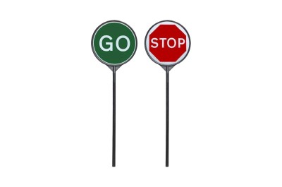 Plastic Stop/Go & Temporary Bus Stop