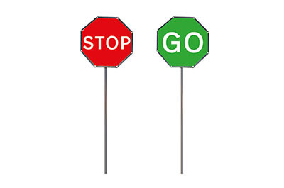 Metal Stop / Go & Stop Works