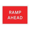 Jazz Sign Plate 300mm Centres - Ramp Ahead - 1050 x 750mm