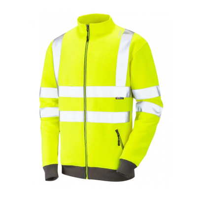 Leo Libbaton Hi-Vis Yellow Track Top - S