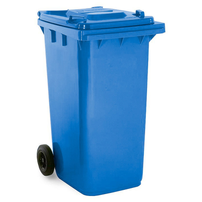 Plastic Blue Wheelie Bin - 240 Litre