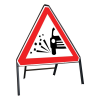 Jazz Triangle Sign Complete Riveted - Loose Chippings - 750mm
