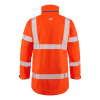 Leo Marisco 20K Waterproof Breathable Rail Hi-Vis Orange Anorak - M