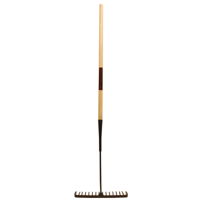 Rake Tarmac Round Tooth WOOD Handle (311)