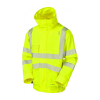 Leo Dartmoor 15K Waterproof Breathable Hi-Vis Yellow Bomber Jacket - XL