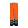 Sioen Hovi FR AS Arc Waterproof Breathable Hi-Vis Orange / Navy Rain Trousers - XL
