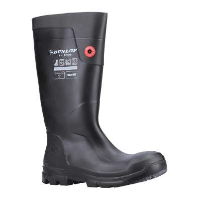 Dunlop Purofort Fieldpro Black Safety Wellingtons