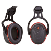 MSA V-Gard Helmet Mounted Ear Defenders Black / Red - 36dB SNR