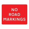 Jazz Sign Plate - No Road Markings - 1050 x 750 x 2mm