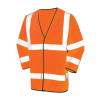 Hi-Vis Long Sleeve Waistcoat - Orange / XL