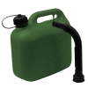 Green Plastic Fuel Container - 5 Litre