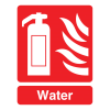Fire Extinguisher Water - 95 x 220mm