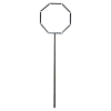 Stop / Go Sign Frame - 600mm