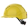 JSP EVOLite Vented Wheel Ratchet Safety Helmet - Yellow