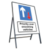 Jazz Sign Complete Riveted - Priority Over Oncoming Vehicles - 800 x 900mm