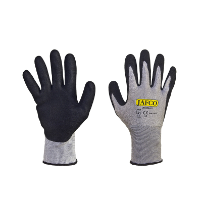 Jafco Nitrile Foam Palm Safety Gloves - Cut Level C