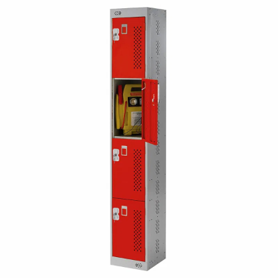 Tool Charging Locker - 1800 x 300 x 300mm - 4 Door 