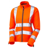 Leo Honeywell Women's EcoViz Hi-Vis Softshell Jacket - Orange