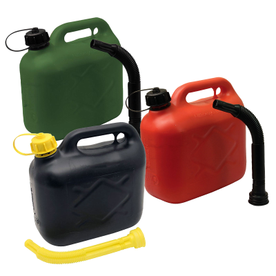 Red Plastic Fuel Container - 5 Litre