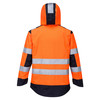 Portwest MV70 Modaflame FR AS Arc Waterproof Hi-Vis Orange/Navy Jacket