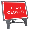 Q-Sign Complete - Road Closed - 1050 x 750mm