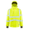 Leo Dartmoor 15K Waterproof Breathable Hi-Vis Yellow Bomber Jacket