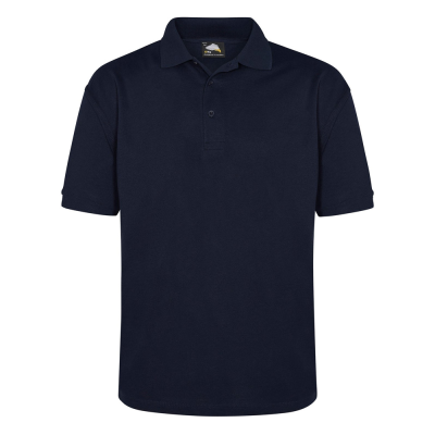 Orn Raven Short Sleeve Polo Shirt - Navy / S