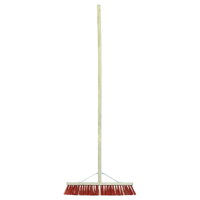 Platform Broom with Handle and Stay - Poly 24 Inch