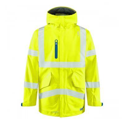 Leo Marisco 20K Waterproof Breathable Hi-Vis Yellow Anorak - S