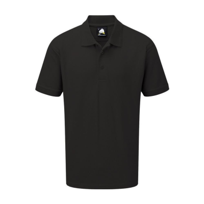 Orn Eagle Premium Short Sleeve Polo Shirt - Black / 8XL