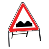 Jazz Triangle Sign Complete Clipped - Uneven Road - 750mm