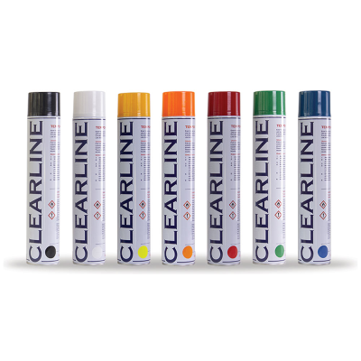 Yellow Temporary Road Marking Spray Paint - 750ml