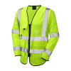 Leo Wrafton Hi-Vis Long Sleeve Yellow Superior Waistcoat - M