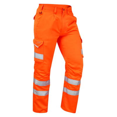 Jafco Rail Hi-Vis Orange Cargo Trousers - Short Leg / 48"