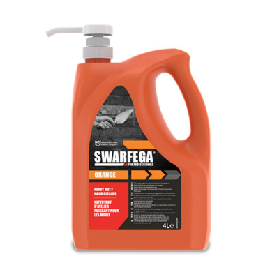 Swarfega Orange Hand Cleanser with Pump-Top - 4 Litre